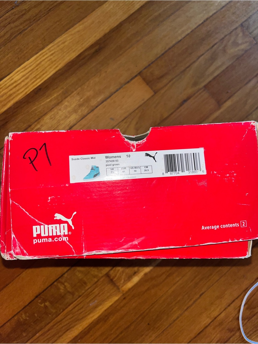 Puma High-Top Sneakers in Aqua/Black - Picture 2 of 6